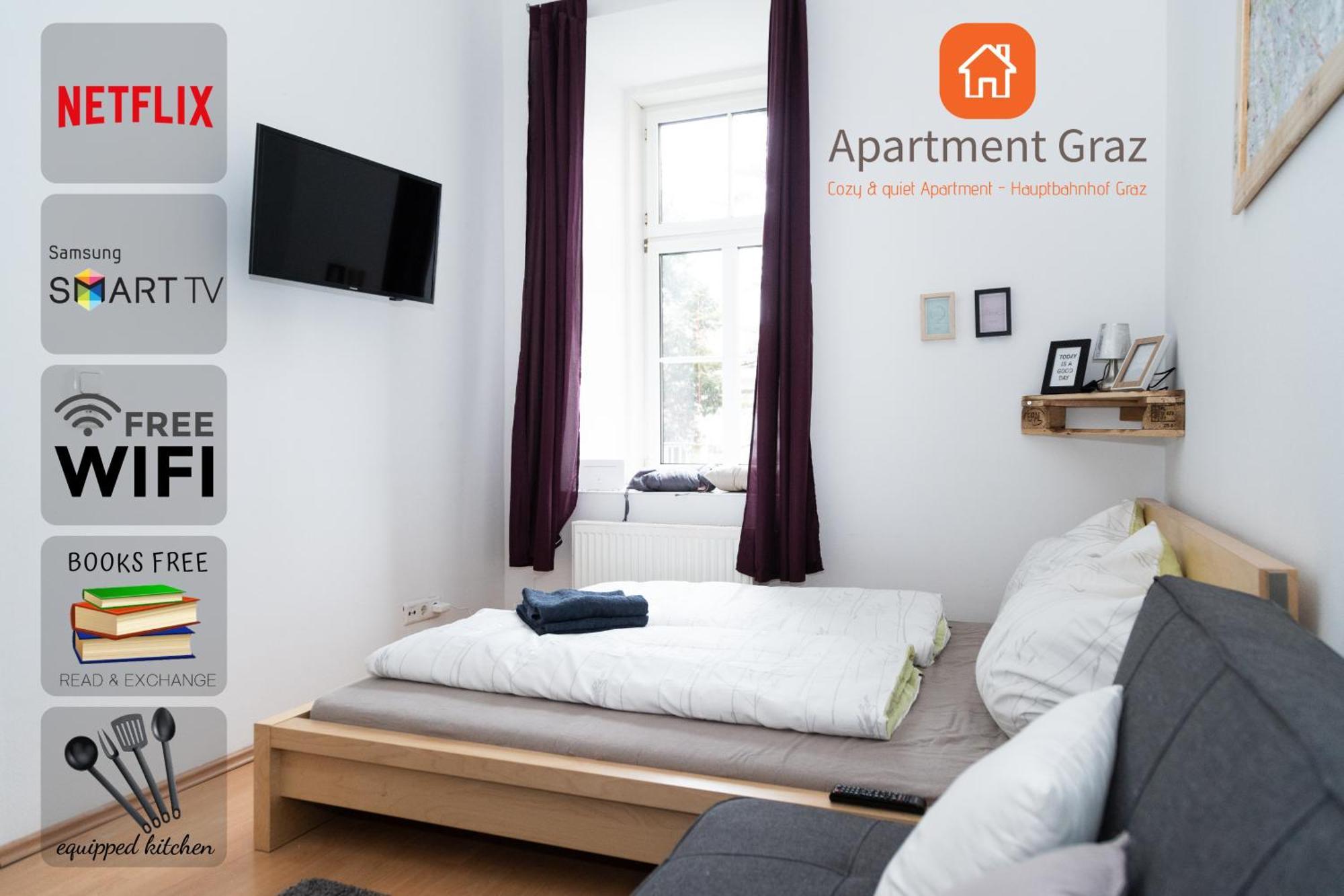 Cozy & Quiet Apartment Close To Hauptbahnhof グラーツ エクステリア 写真